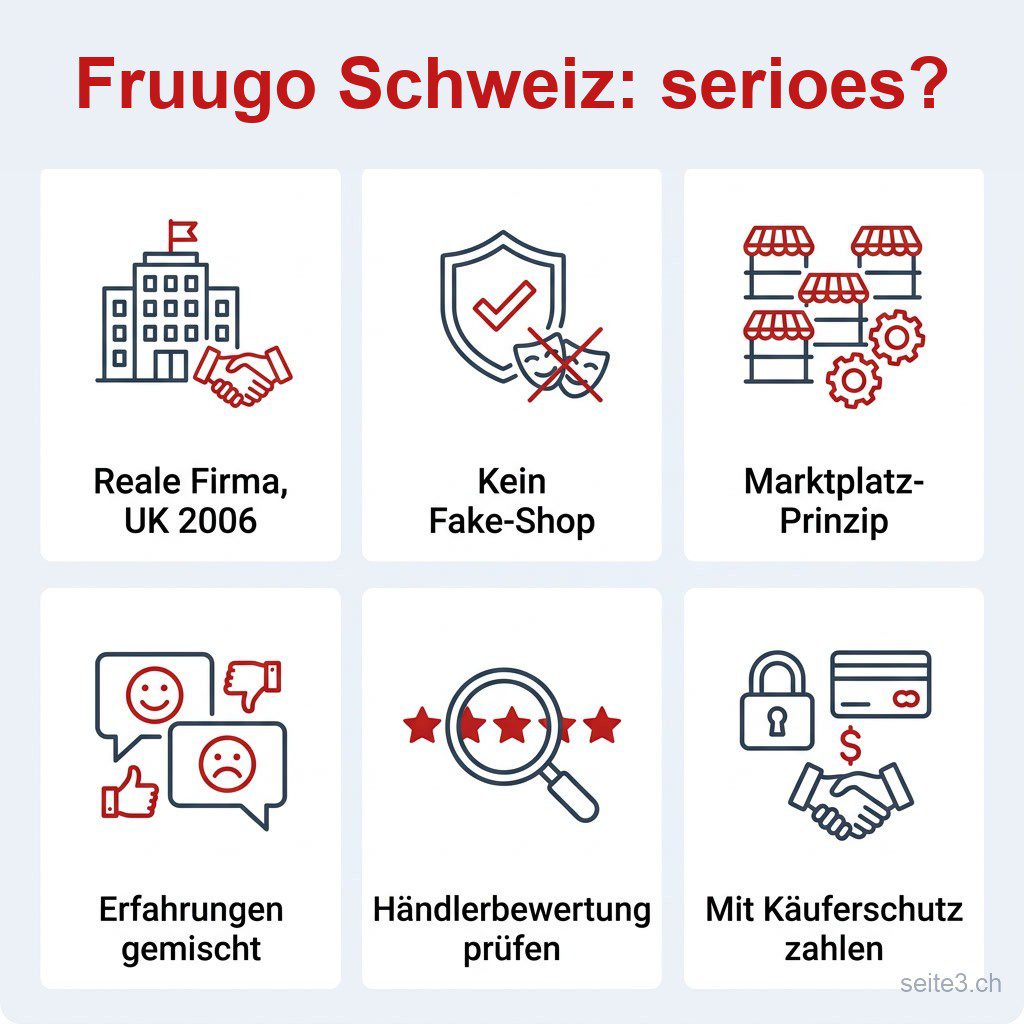 Fruugo Schweiz seriös Fakten-Check Infografik